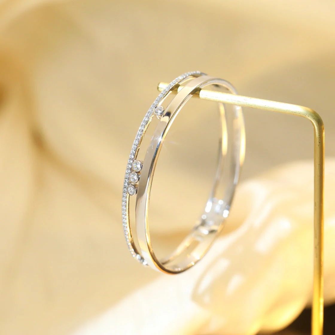 [Select]Move Romane Diamond Bangle Bracelet