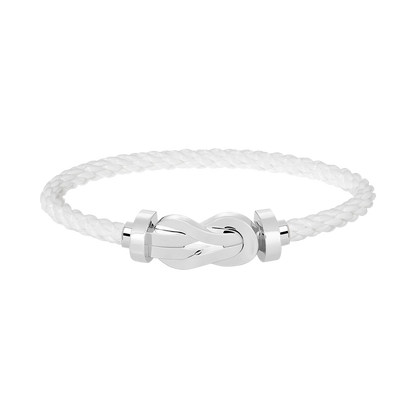 [Select]CHANCE LARGE 8 FIGURE BUCKLE NO DIAMOND BRACELET SILVER