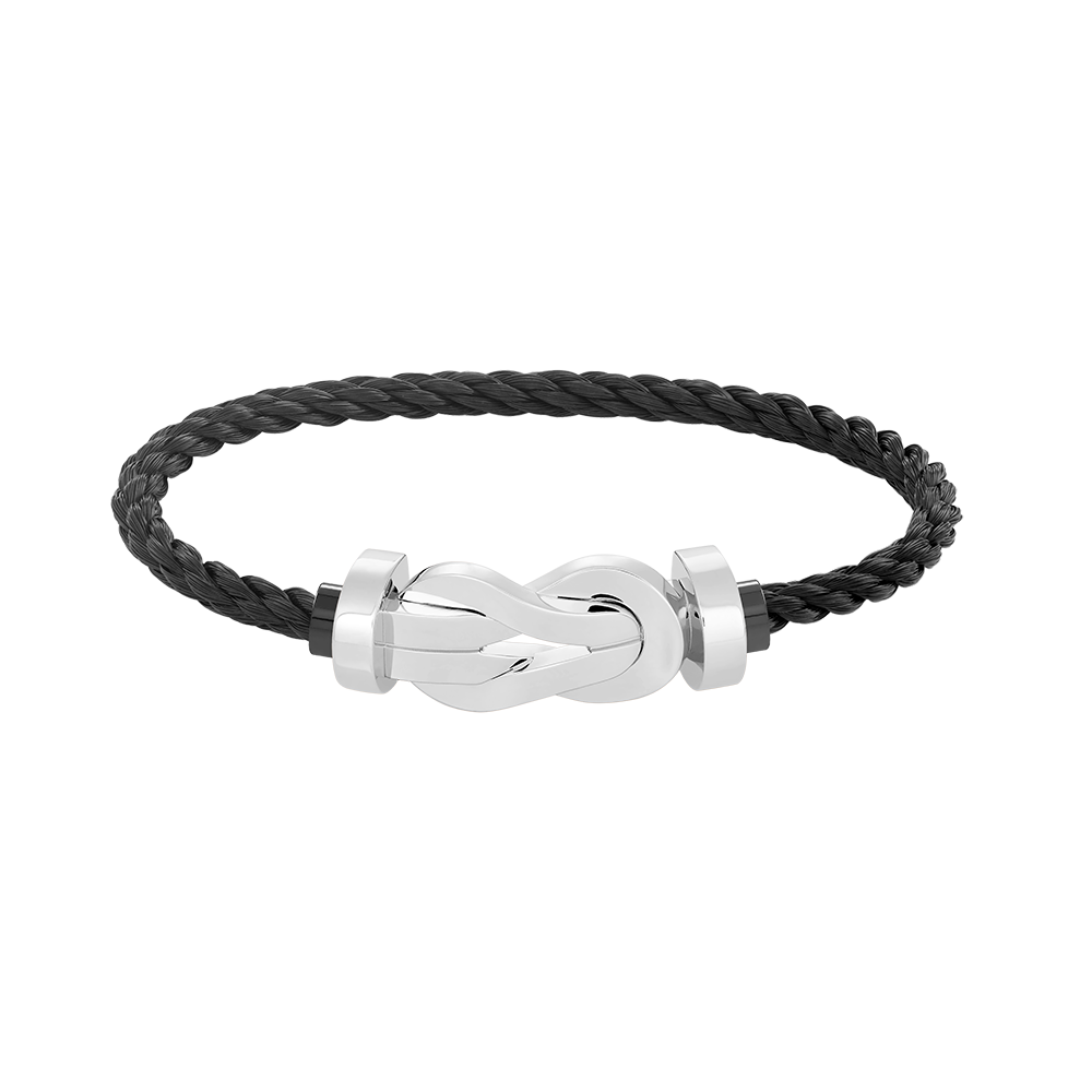 [Select]CHANCE LARGE 8 FIGURE BUCKLE NO DIAMOND BRACELET SILVER
