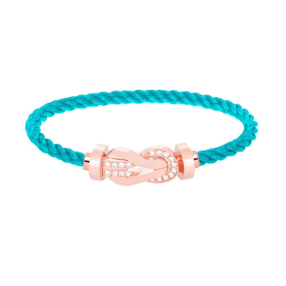 [Select]CHANCE LARGE 8 FIGURE BUCKLE HALF DIAMOND BRACELET Select GOLD
