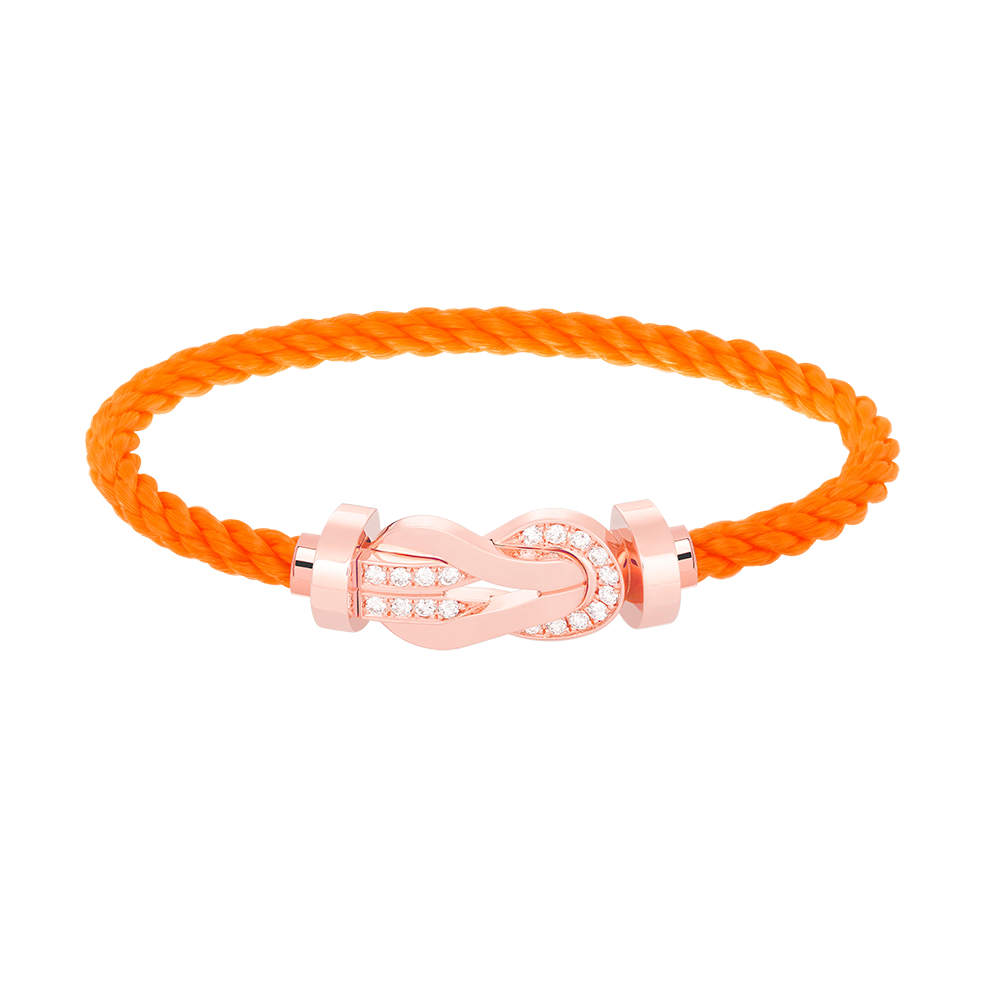 [Select]CHANCE LARGE 8 FIGURE BUCKLE HALF DIAMOND BRACELET Select GOLD