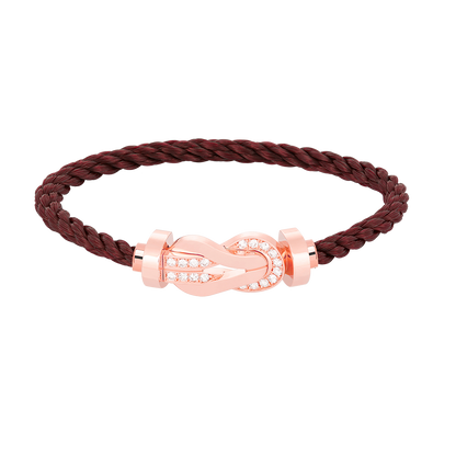 [Select]CHANCE LARGE 8 FIGURE BUCKLE HALF DIAMOND BRACELET Select GOLD