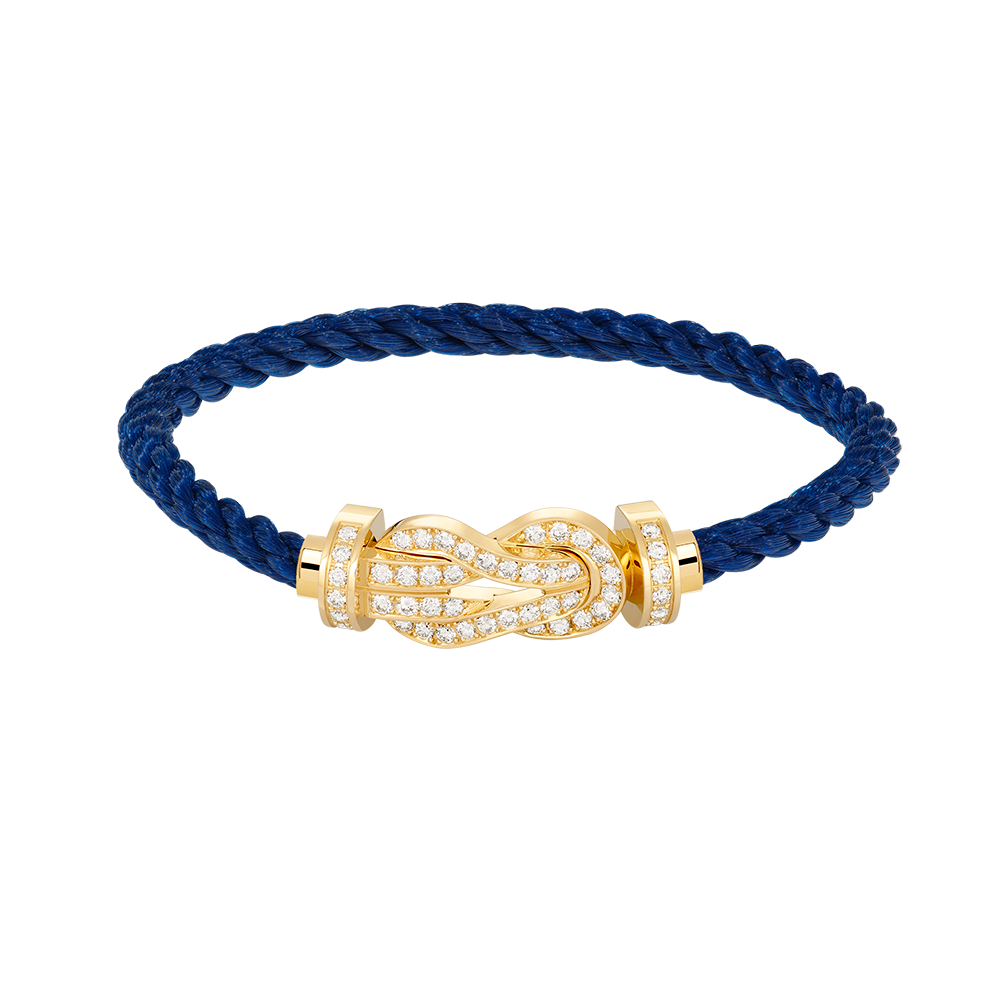 [Select]CHANCE LARGE 8 FIGURE BUCKLE FULLDIAMOND BRACELET GOLD