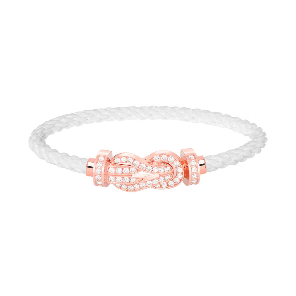 [Select]CHANCE LARGE 8 FIGURE BUCKLE FULL DIAMOND BRACELET Select GOLD