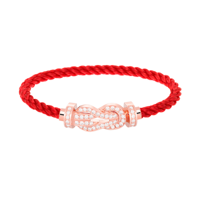 [Select]CHANCE LARGE 8 FIGURE BUCKLE FULL DIAMOND BRACELET Select GOLD