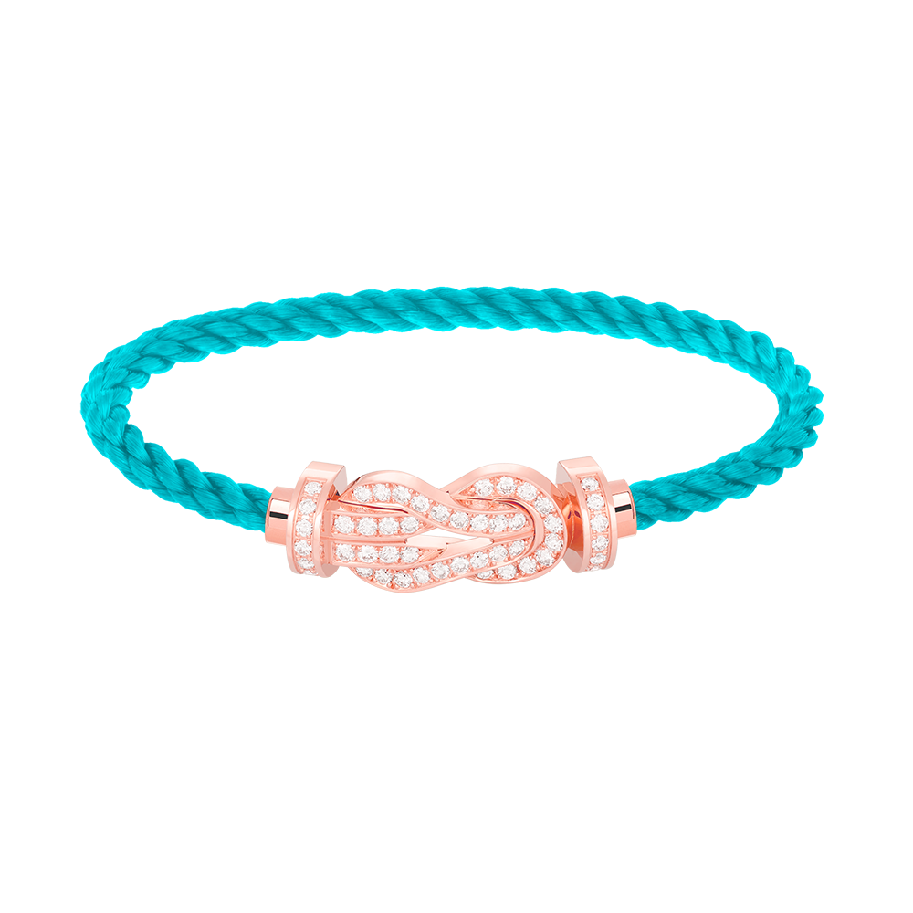 [Select]CHANCE LARGE 8 FIGURE BUCKLE FULL DIAMOND BRACELET Select GOLD