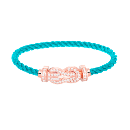 [Select]CHANCE LARGE 8 FIGURE BUCKLE FULL DIAMOND BRACELET Select GOLD