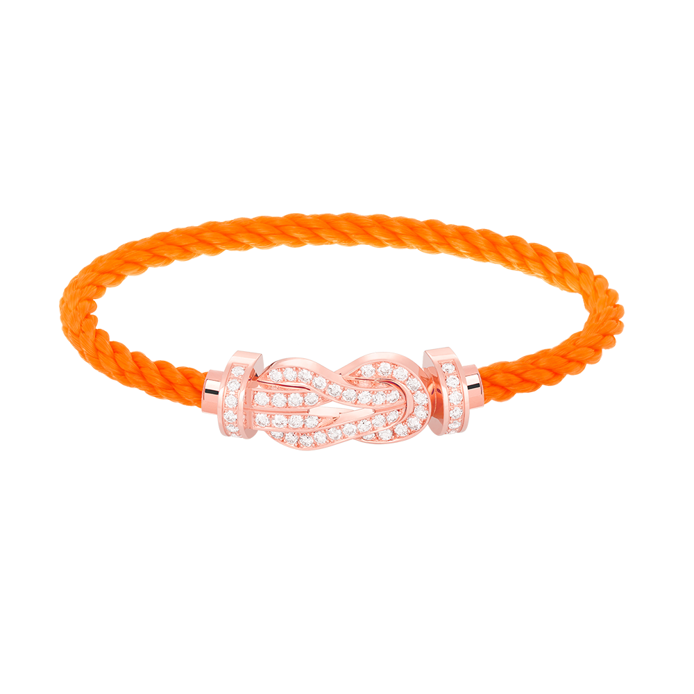 [Select]CHANCE LARGE 8 FIGURE BUCKLE FULL DIAMOND BRACELET Select GOLD