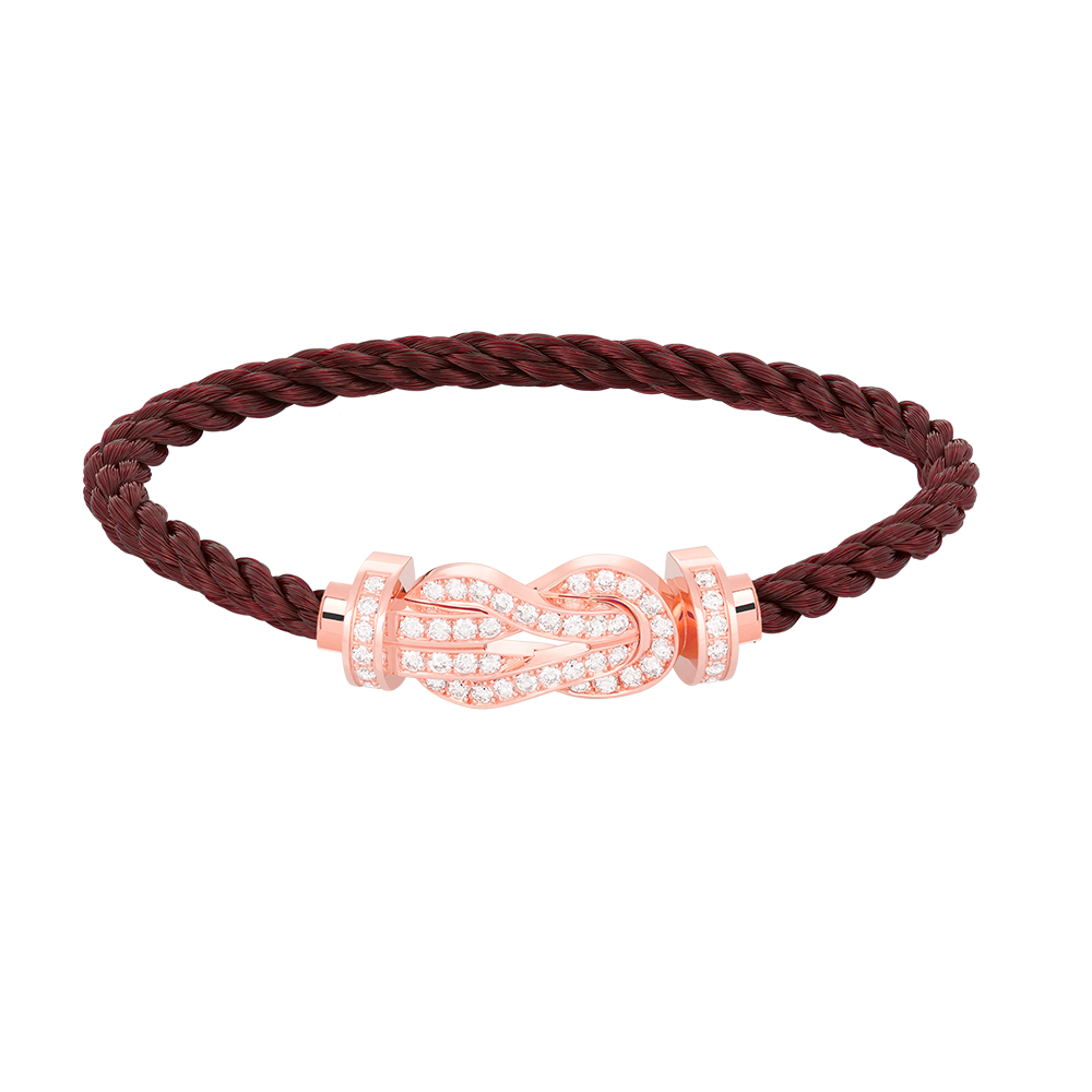 [Select]CHANCE LARGE 8 FIGURE BUCKLE FULL DIAMOND BRACELET Select GOLD