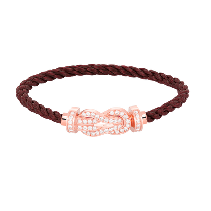 [Select]CHANCE LARGE 8 FIGURE BUCKLE FULL DIAMOND BRACELET Select GOLD