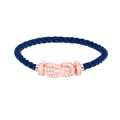 [Select]CHANCE LARGE 8 FIGURE BUCKLE FULL DIAMOND BRACELET Select GOLD