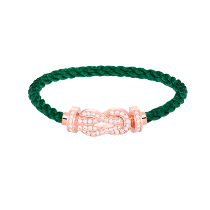 [Select]CHANCE LARGE 8 FIGURE BUCKLE FULL DIAMOND BRACELET Select GOLD