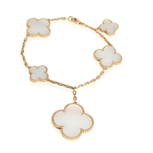 [Select]MAGIC CLOVER MOP GOLD BRACELET 5 MOTIFS