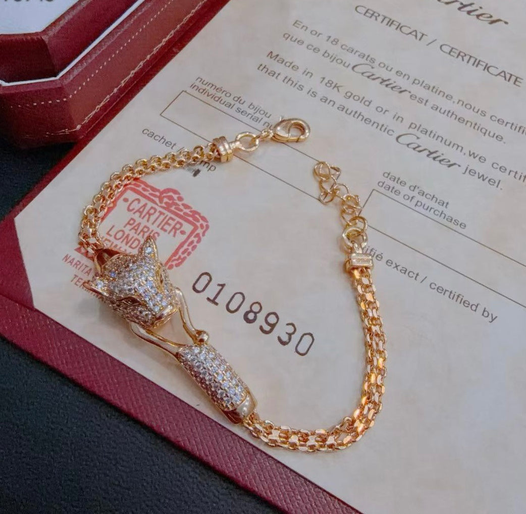 [Select Jewelry] PANTHERE  BRACELET DIAMONDS