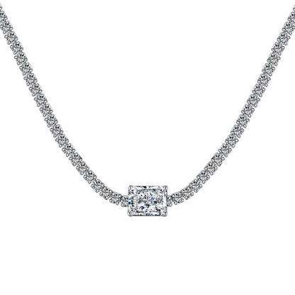 [select Jewelry]2.0 carat Ornate Emerald Cut Necklace