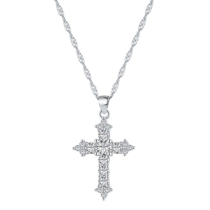 [select Jewelry]Delicate Cross Shape Necklace