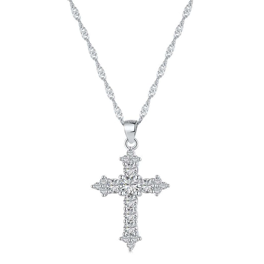 [select Jewelry]Delicate Cross Shape Necklace