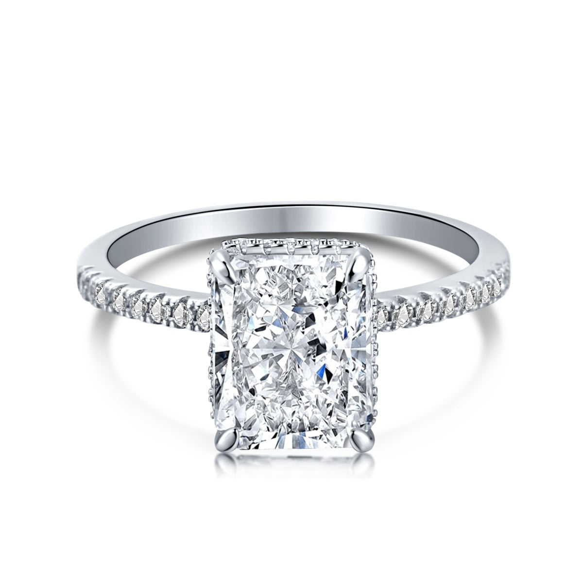 [select Jewelry]4.0 Carat Luxurious Engagement Ring