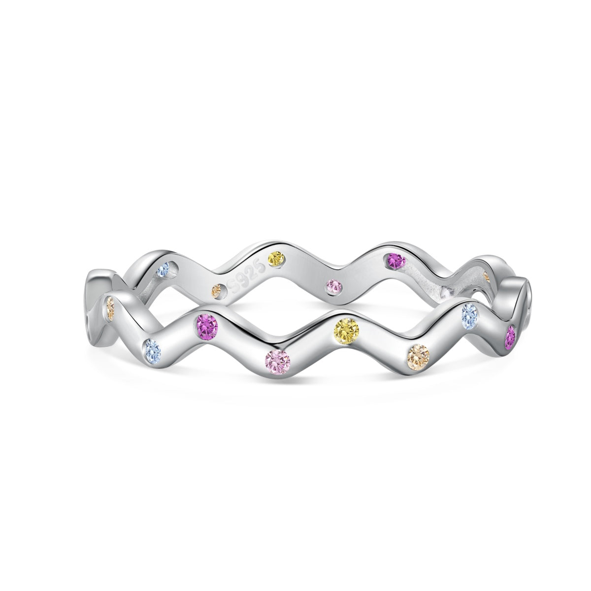 [select Jewelry]Ornate Vibrant Round Cut Daily Ring