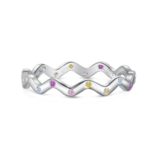 [select Jewelry]Ornate Vibrant Round Cut Daily Ring