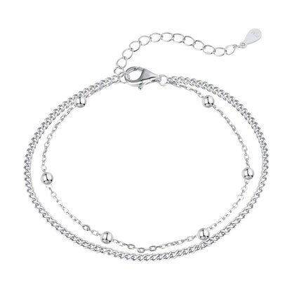 [select Jewelry]Delicate Bead Double Layer Bracelet