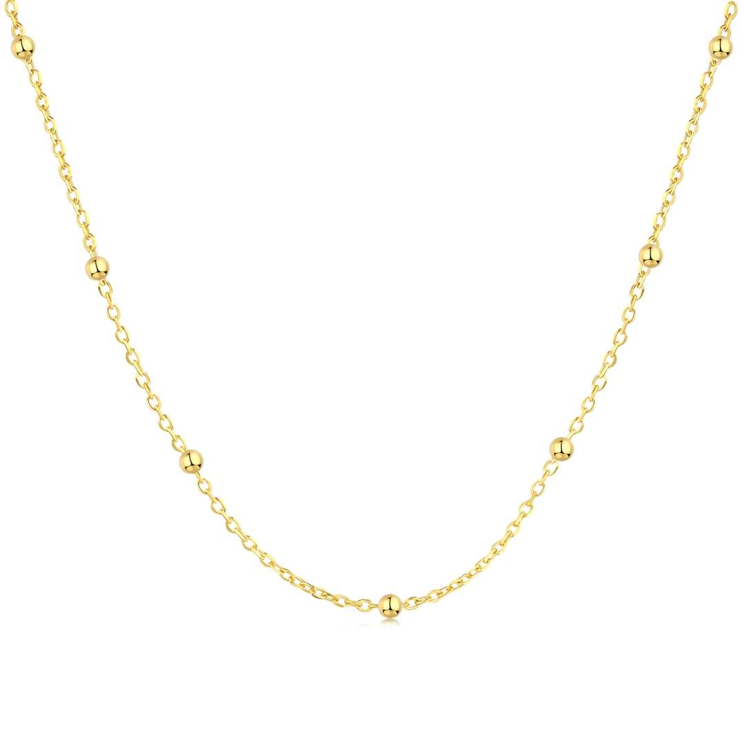 [select Jewelry]Small Bead Clavicle Chain Simple Necklace