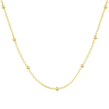 [select Jewelry]Small Bead Clavicle Chain Simple Necklace