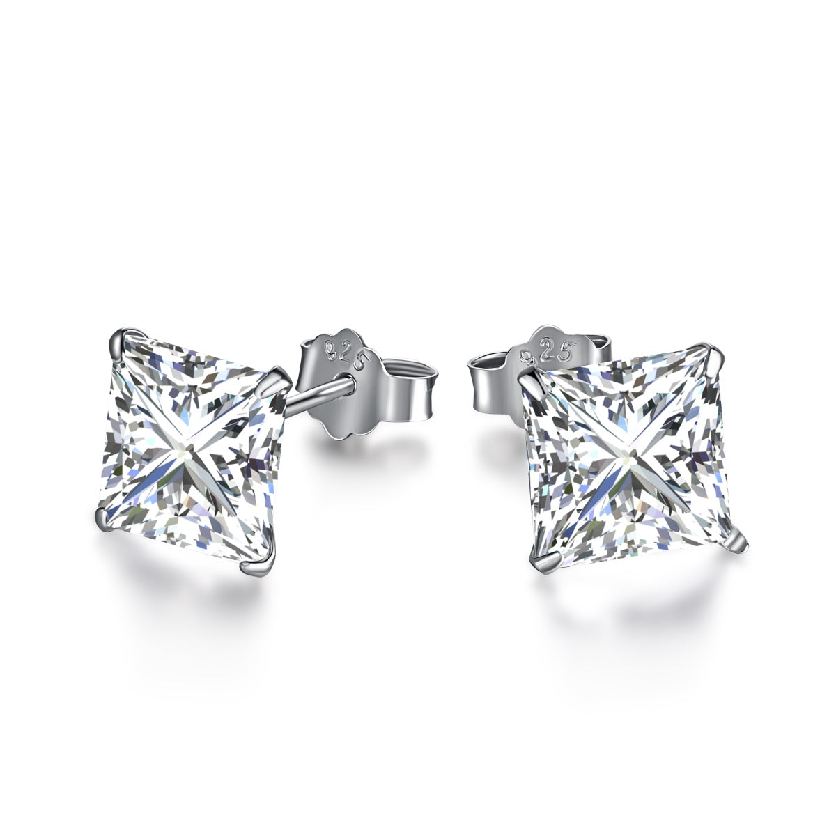 [select Jewelry]Ornate Square Shape Earrings
