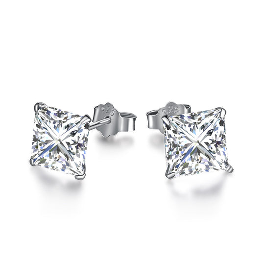 [select Jewelry]Ornate Square Shape Earrings