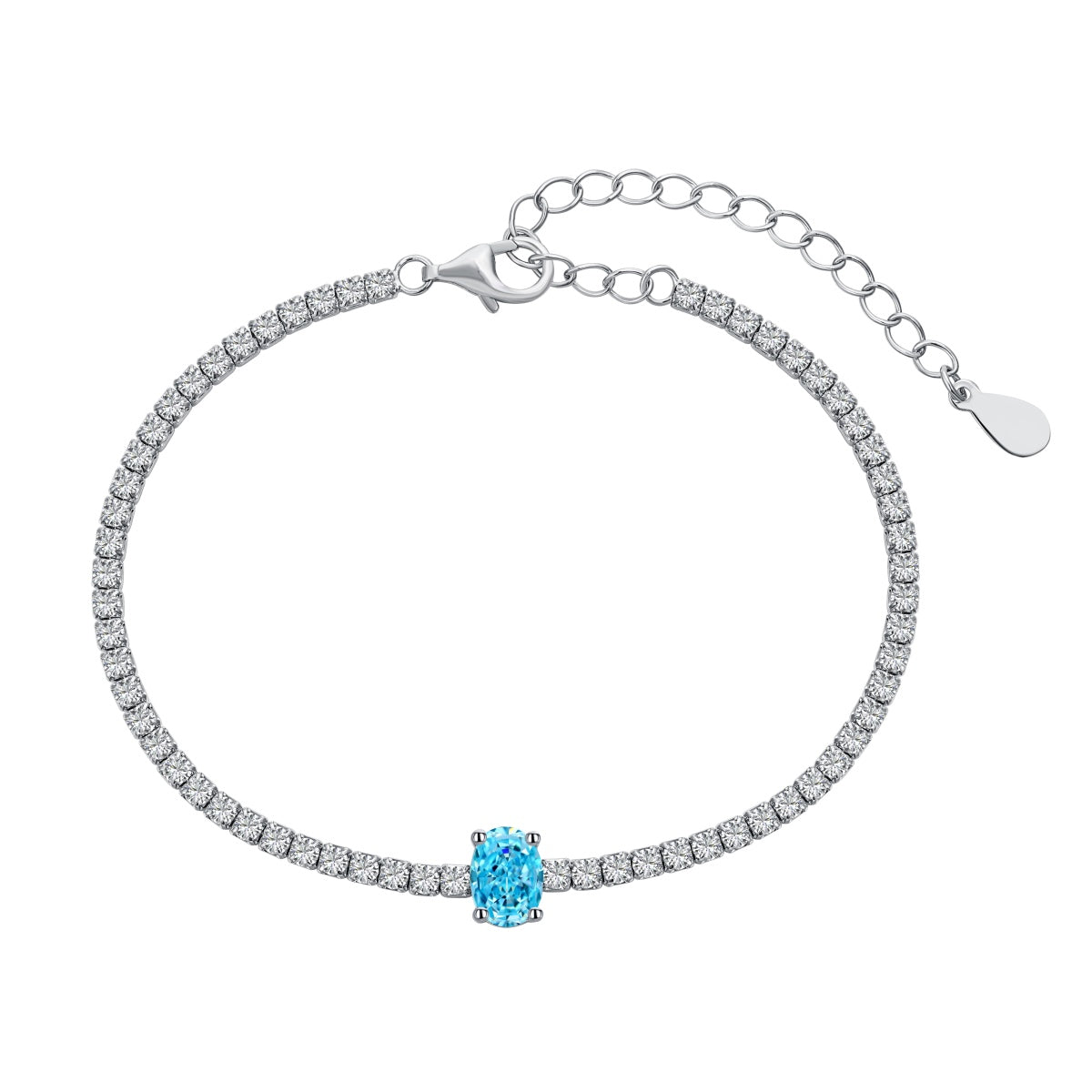[select Jewelry]0.75 Carat Exquisite Oval Cut Daily Bracelet