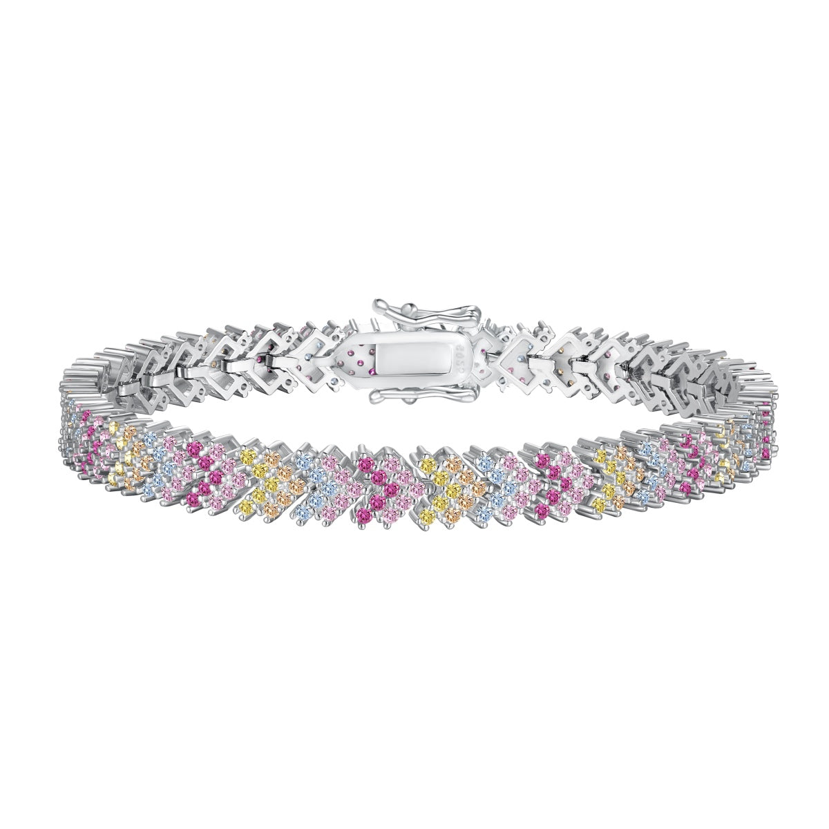 [select Jewelry]Ornate Sparkling Round Cut Party Bracelet