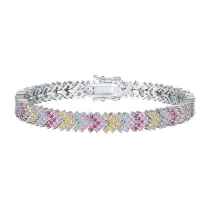 [select Jewelry]Ornate Sparkling Round Cut Party Bracelet