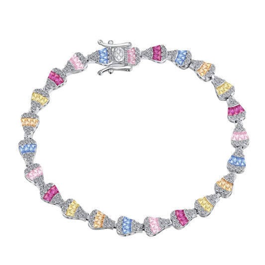 [select Jewelry]Radiant Water Drop Shape Daily Bracelet