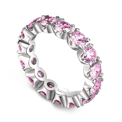 [select Jewelry]Eternity Round Cut Tennis Ring