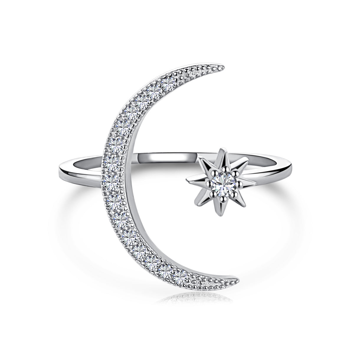 [select Jewelry]Eternity Moon & Star Ring
