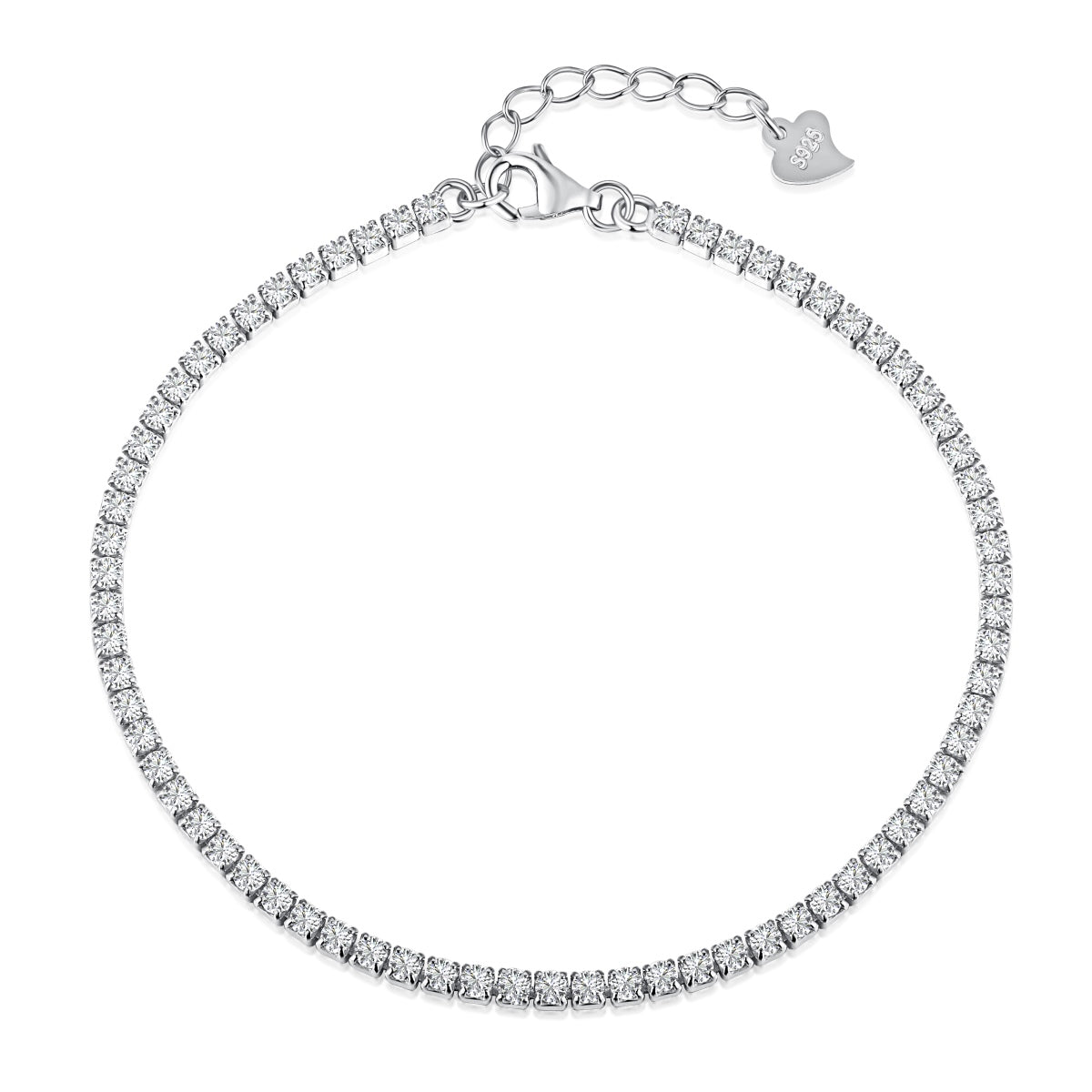[select Jewelry]Radiant Shinning Princess Cut Tennis Bracelet