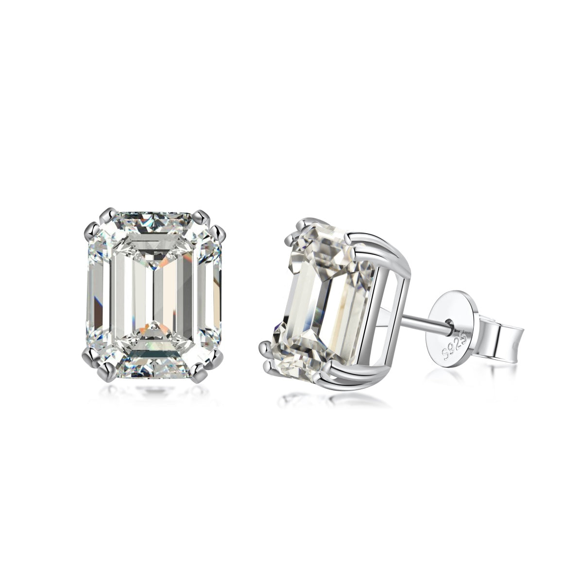 [select Jewelry]Dazzling Square Shape Earrings