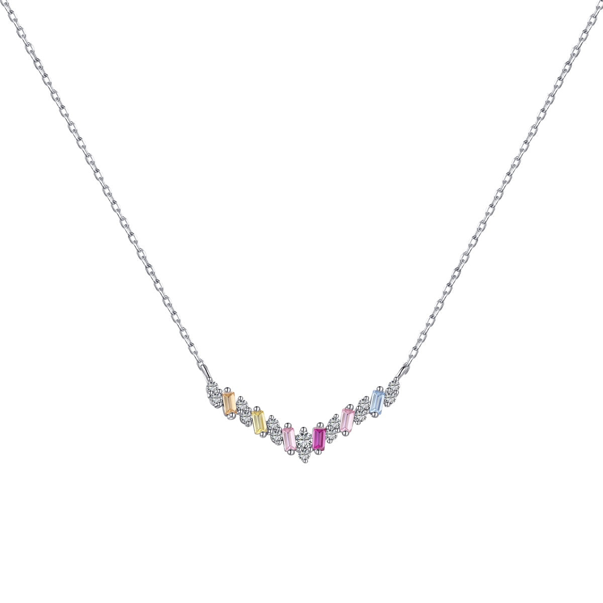 [select Jewelry]Dazzling Rainbow Necklace