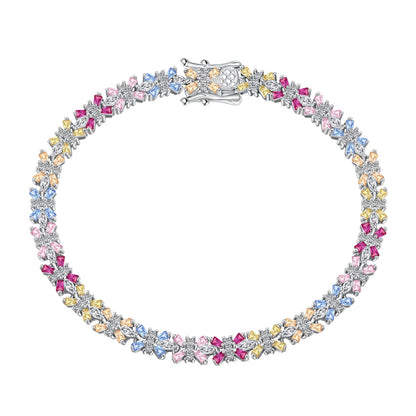 [select Jewelry]Radiant Colorful Emerald Cut Party Bracelet