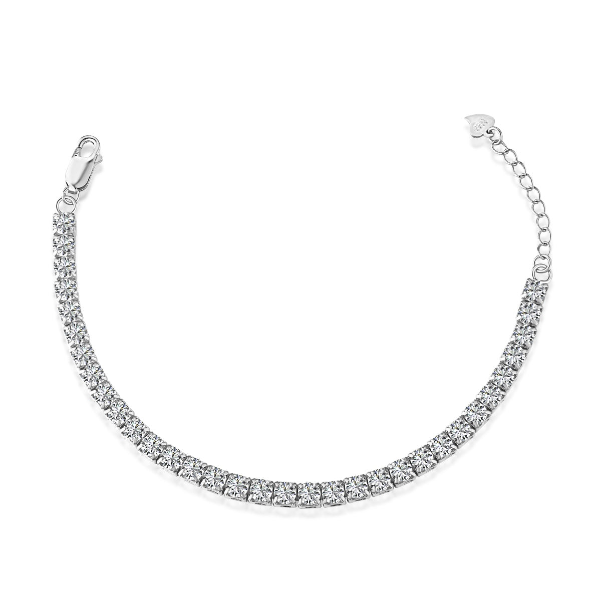 [select Jewelry]Sparkling Radiant Princess Cut Tennis Bracelet