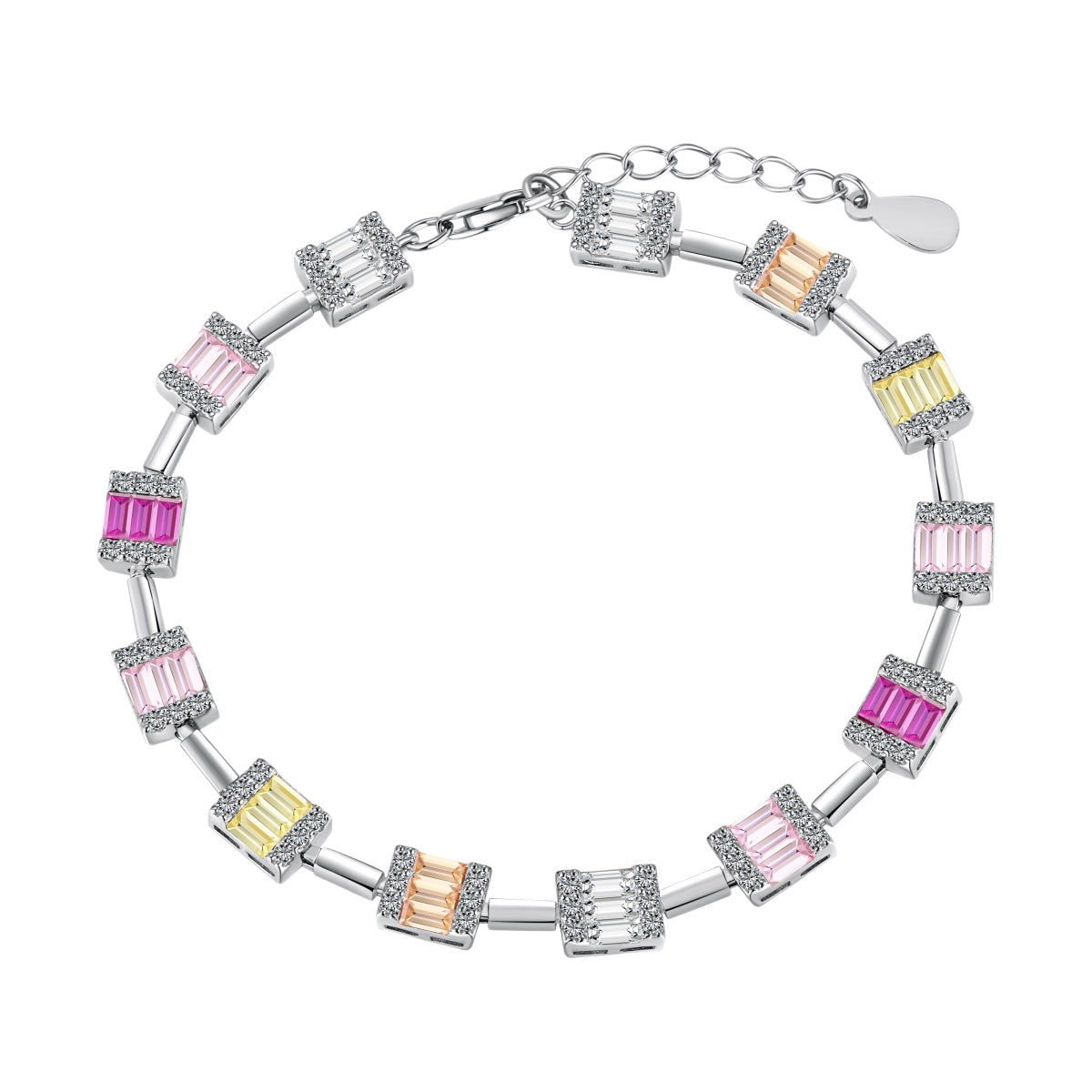[select Jewelry]Dainty Charming Emerald Cut Daily Bracelet