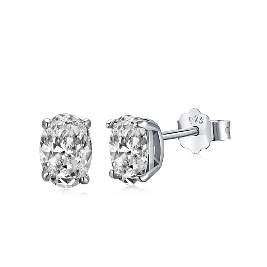 [select Jewelry]Oval Classic Dignified Elegant Earrings