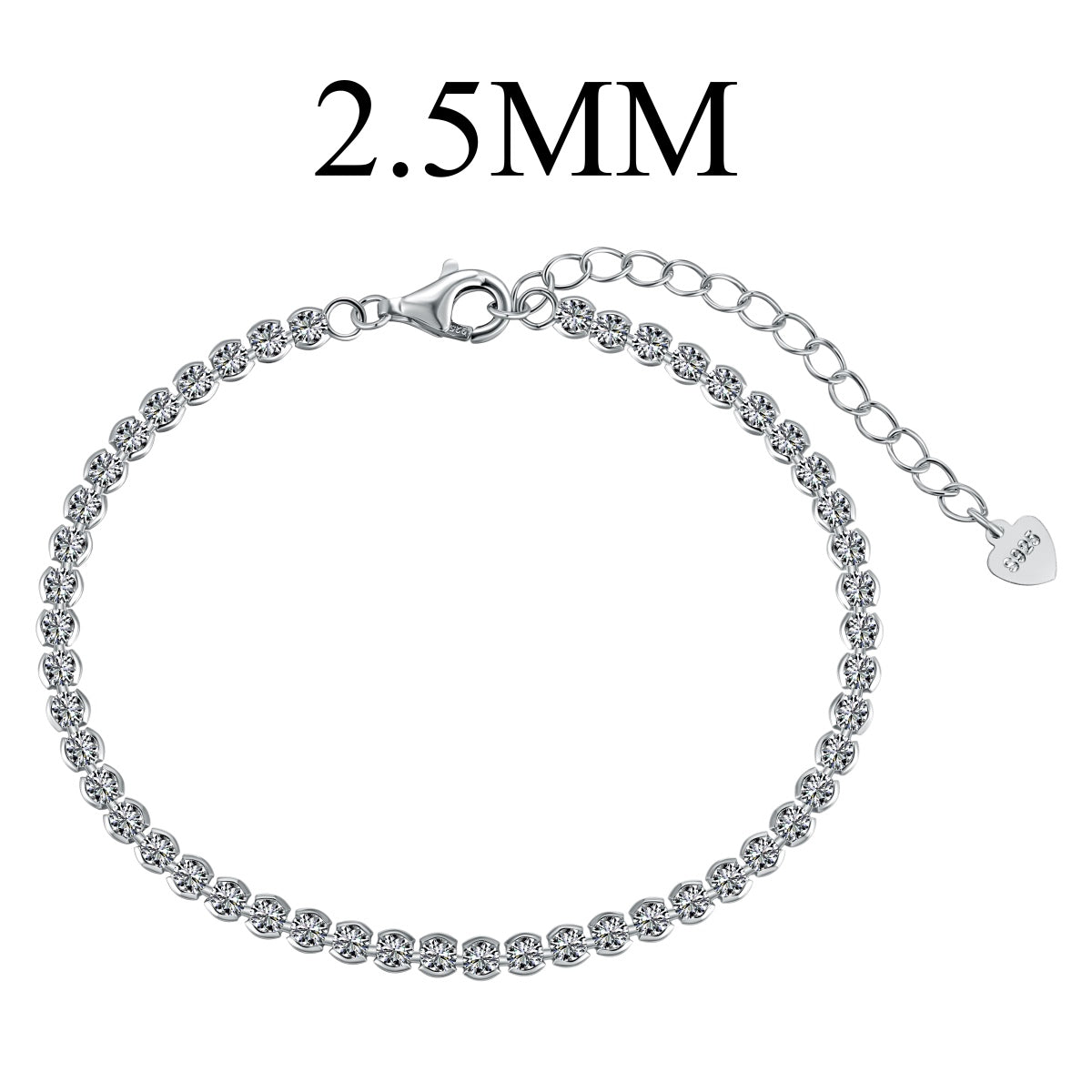[select Jewelry]Dazzling Sparkling Round Cut Daily Bracelet