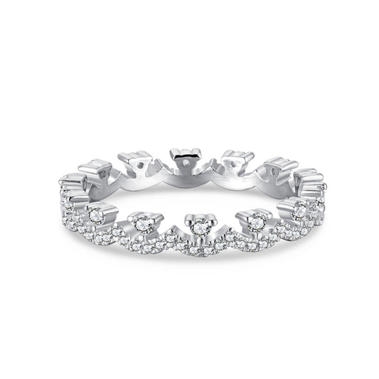 [select Jewelry]Elegant Resplendent Round Shape Party Ring