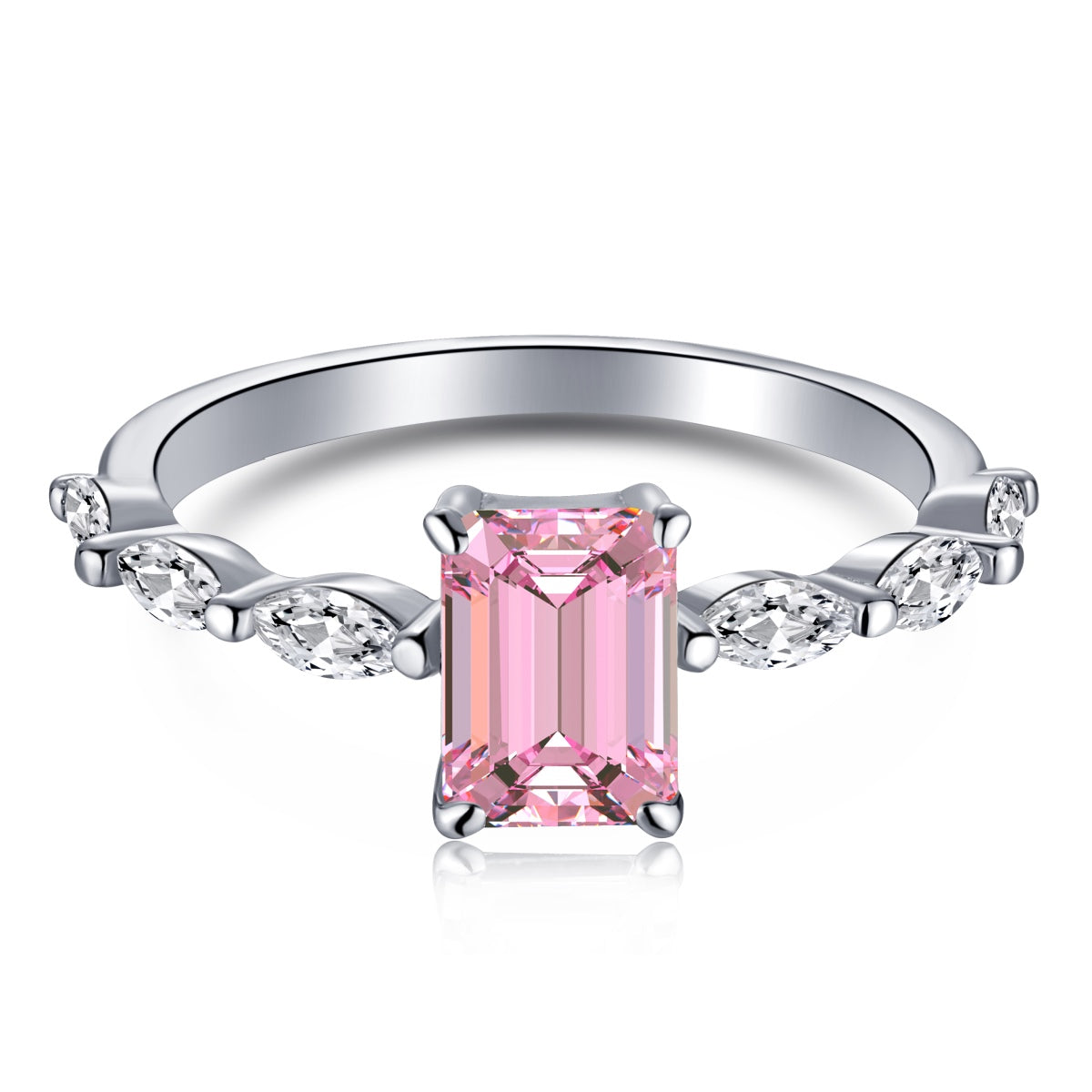 [select Jewelry]1.0 Carat Dainty Resplendent Radiant Cut Daily Ring