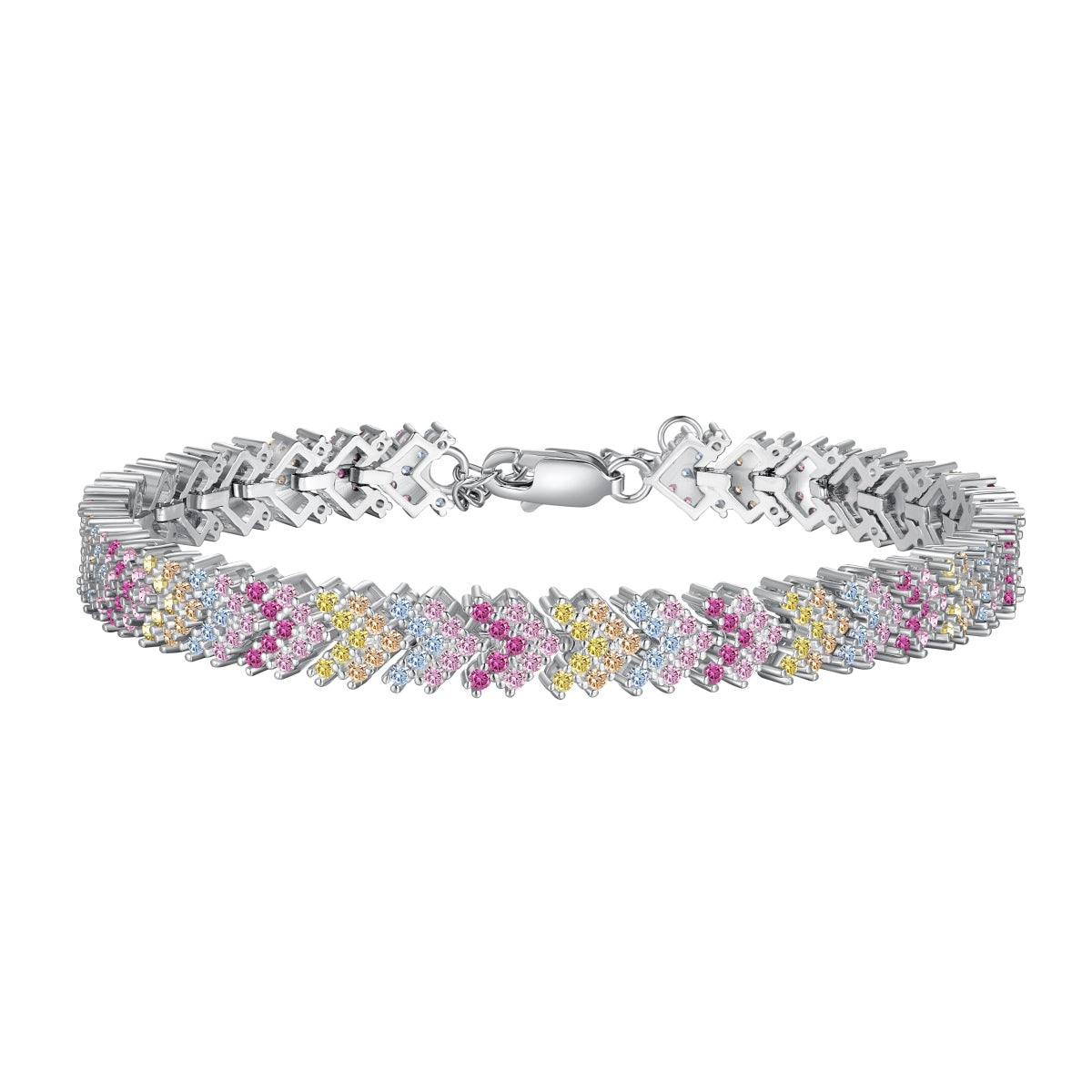 [select Jewelry]Ornate Sparkling Round Cut Party Bracelet