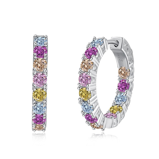 [select Jewelry]Unique Round Cut Daily Earrings