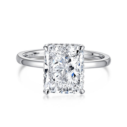 [select Jewelry]4.0 Carat Ornate Enchanting Radiand Cut Banquet Ring