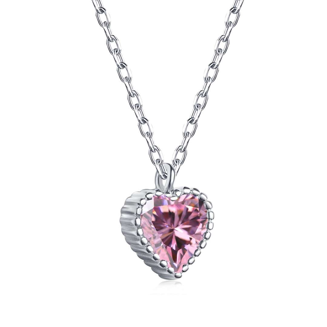 [select Jewelry]Ornate Heart Shape Necklace