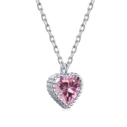 [select Jewelry]Ornate Heart Shape Necklace
